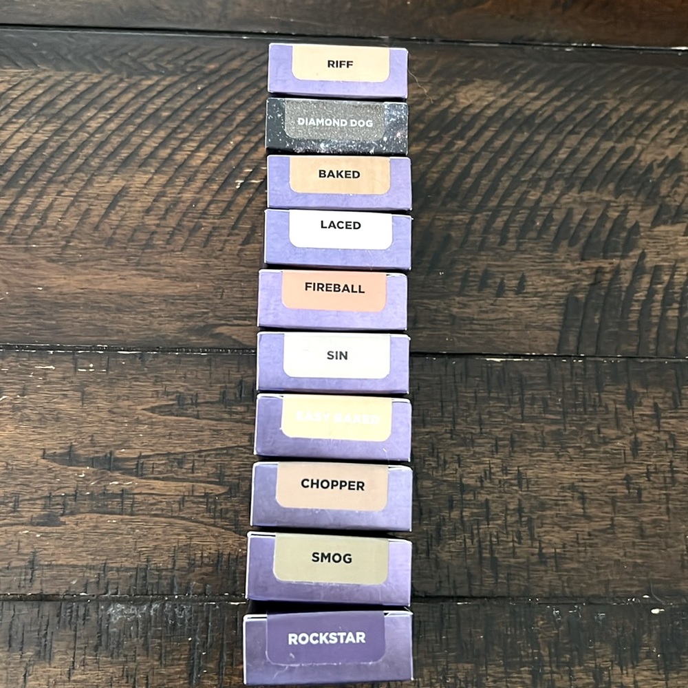 Lot of 10 Urban Decay Eyeshadows New in Box